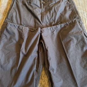 Men's Versatile Black Cargo Pants